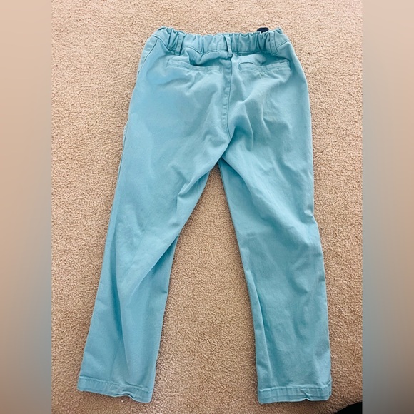 Great condition The Children's Place sz 7 husky chino's w/stretch waist in green - Picture 5 of 5